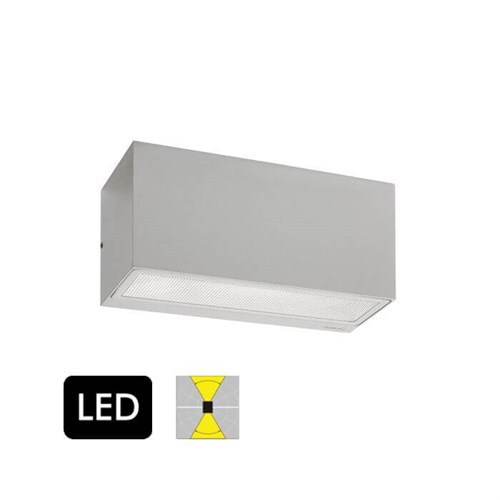 Norlys Asker Aluminium Op/Ned Væglampe med LED-modul
