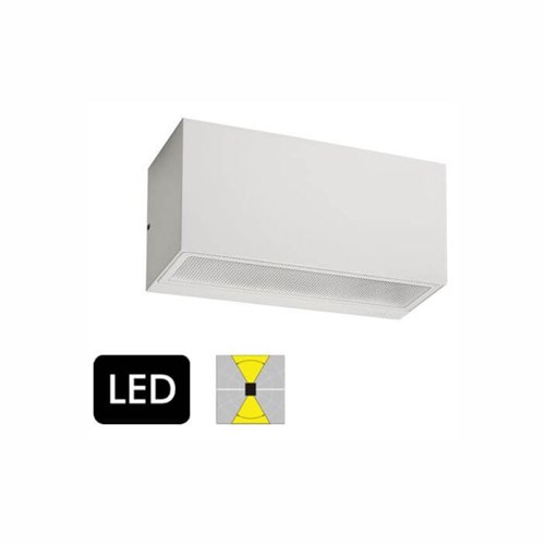 Norlys Asker Hvid Op/Ned Væglampe med LED-moduler