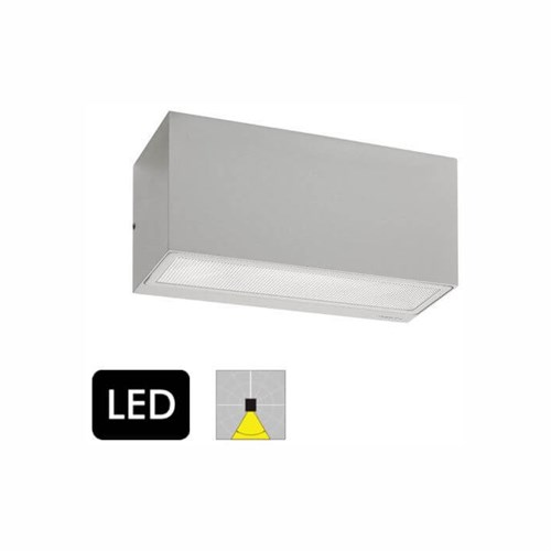 Norlys Asker 1726 Aluminium Down Light Væglampe med LED-modul